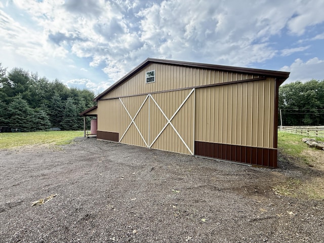 13955 Rattalee Lake Rd, Davisburg, MI 48350 - view of pole building