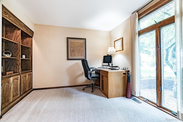 2732 Winter Park Ct, Rochester Hills, MI 48309 - home office with plenty of natural light and light carpet