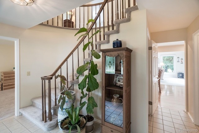 2732 Winter Park Ct, Rochester Hills, MI 48309 - stairs with tile patterned floors