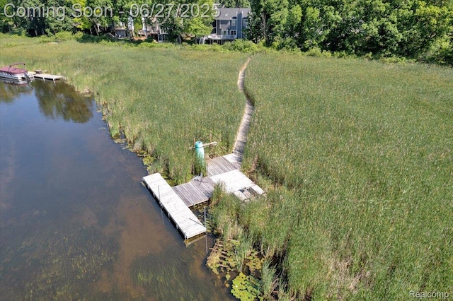 1522 Oregon Ct, Waterford, MI 48327 - drone / aerial view of a nearby body of water