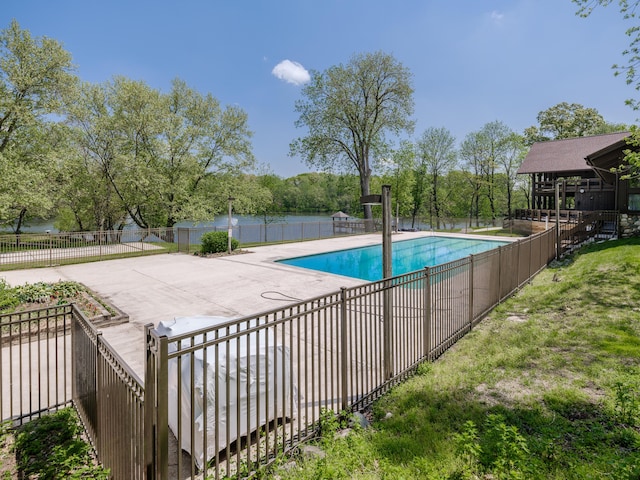 4040 Greenleaf Cir Unit 108, Kalamazoo, MI 49008 - view of swimming pool with a patio and view of scattered trees