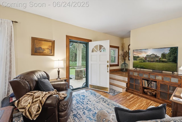 8450 Rosbolt Rd, Willis, MI 48191 - living area with wood finished floors