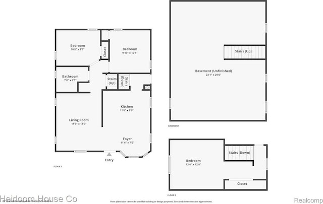 2718 Hubbard St, Dearborn, MI 48124 - view of home floor plan