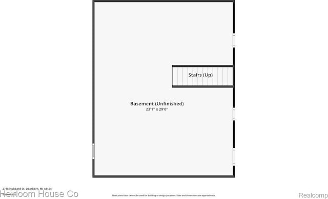 2718 Hubbard St, Dearborn, MI 48124 - view of home floor plan