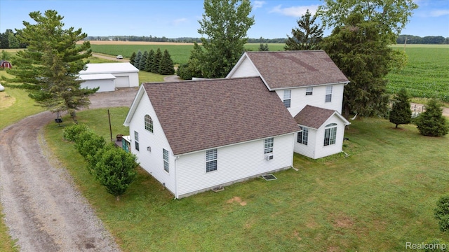 4502 E Wilkinson Rd, Owosso, MI 48867 - overview of rural landscape