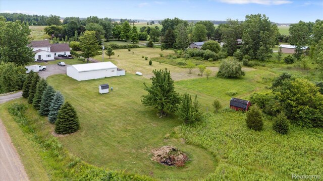 4502 E Wilkinson Rd, Owosso, MI 48867 - overview of rural landscape
