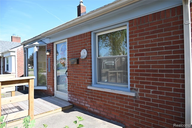 1431 Moran Ave, Lincoln Park, MI 48146 - view of wooden terrace