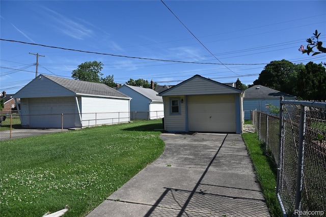 1431 Moran Ave, Lincoln Park, MI 48146 - view of detached garage