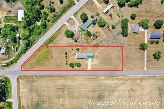 3516 140th Ave, Hamilton, MI 49419 - view of rural area with property parcel outlined