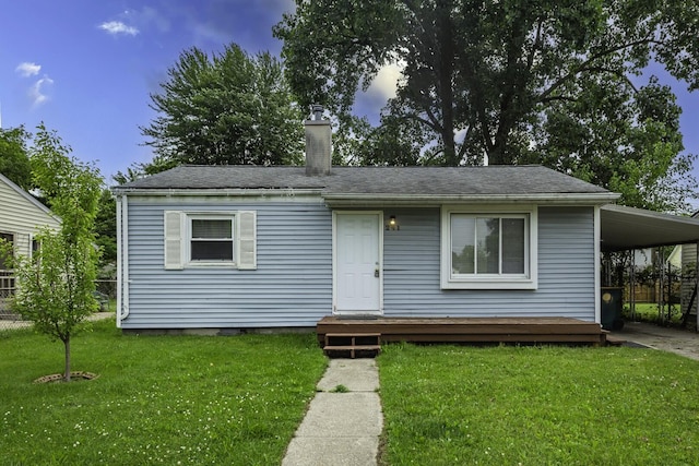 241 Dakota Ave, Ypsilanti, MI 48198 - view of front of home featuring a chimney