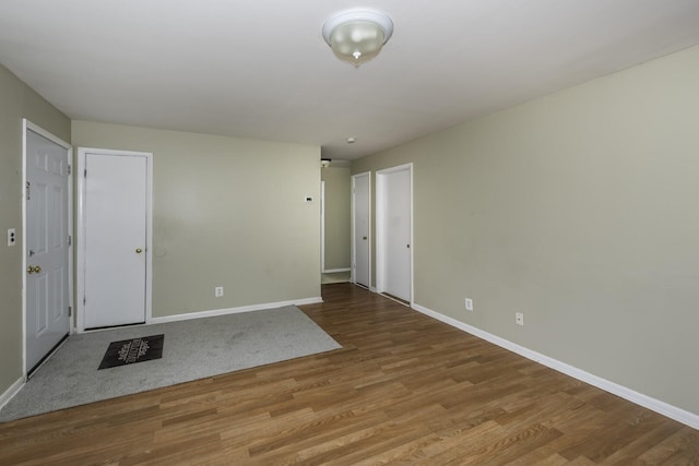 241 Dakota Ave, Ypsilanti, MI 48198 - empty room with baseboards and wood finished floors