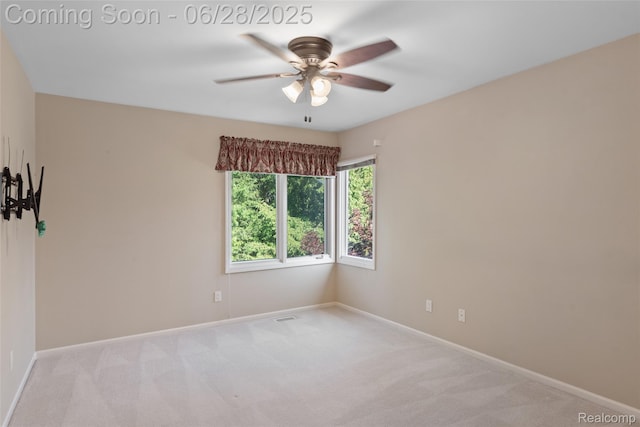 17601 Rolling Woods Cir, Northville, MI 48168 - unfurnished room featuring carpet floors and ceiling fan