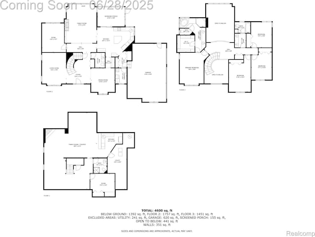 17601 Rolling Woods Cir, Northville, MI 48168 - view of floor plan / room layout