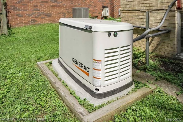 274 Beaver St, Brighton, MI 48116 - exterior view of a power unit and brick siding