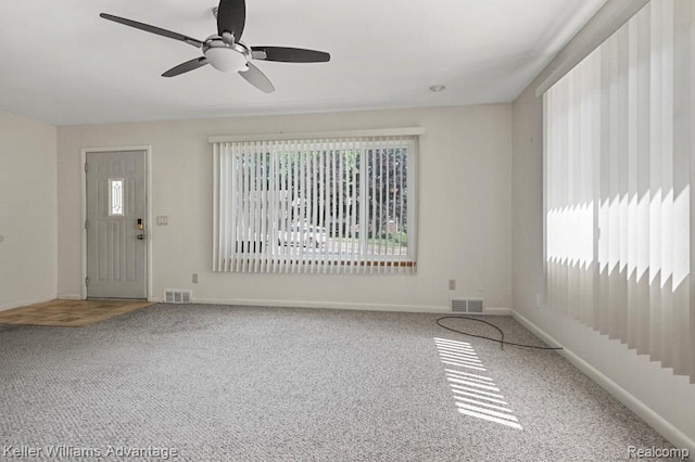 274 Beaver St, Brighton, MI 48116 - empty room featuring carpet and ceiling fan