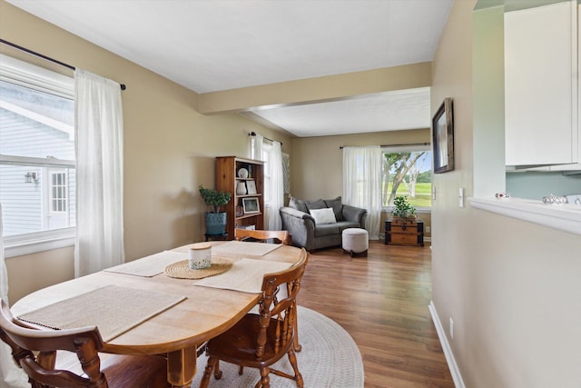 12350 S Butternut Ave, Sand Lake, MI 49343 - dining room with wood finished floors
