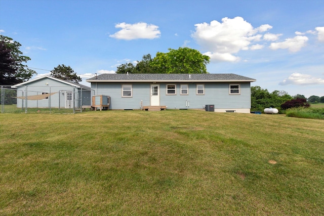 12350 S Butternut Ave, Sand Lake, MI 49343 - rear view of house