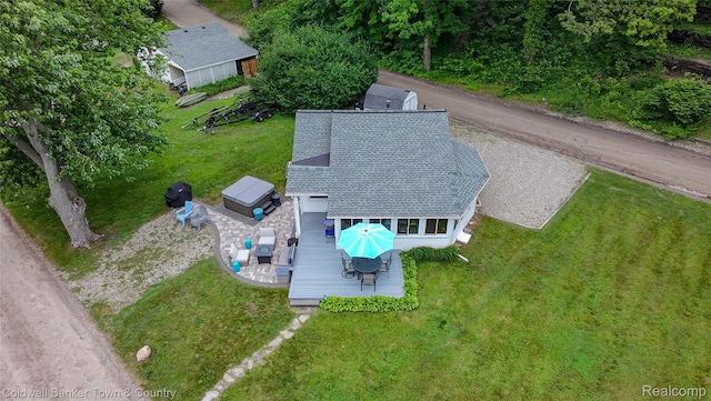 11729 Algonquin Dr, Pinckney, MI 48169 - view from above of property