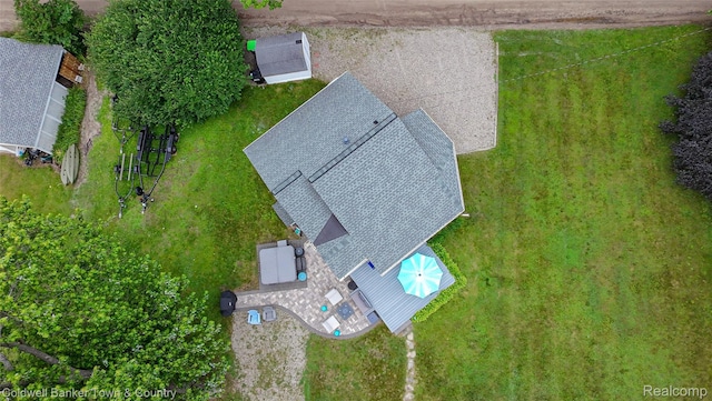11729 Algonquin Dr, Pinckney, MI 48169 - view from above of property