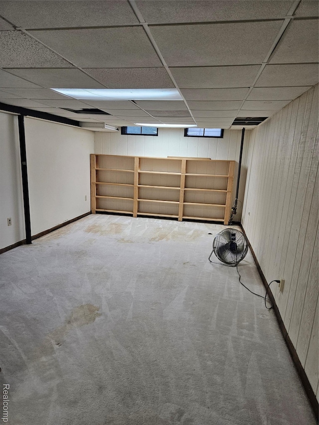 3976 Bristol Dr, Troy, MI 48083 - garage featuring wooden walls
