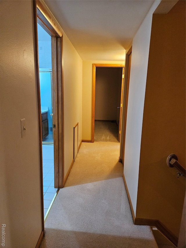 3976 Bristol Dr, Troy, MI 48083 - hall with carpet and baseboards