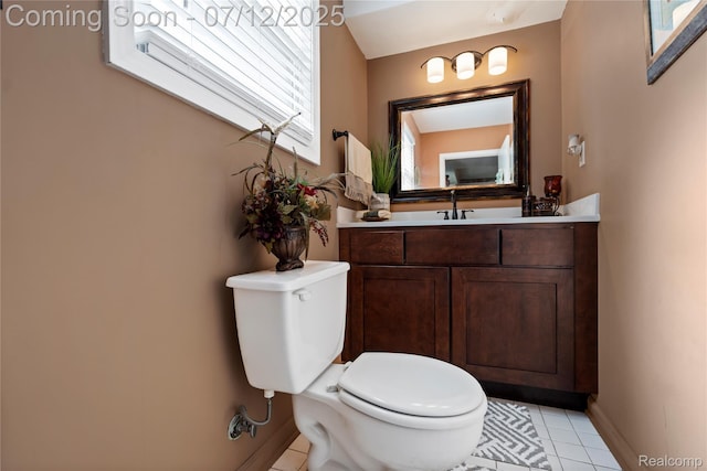 23528 Londonderry, Novi, MI 48375 - half bath with tile patterned flooring and vanity