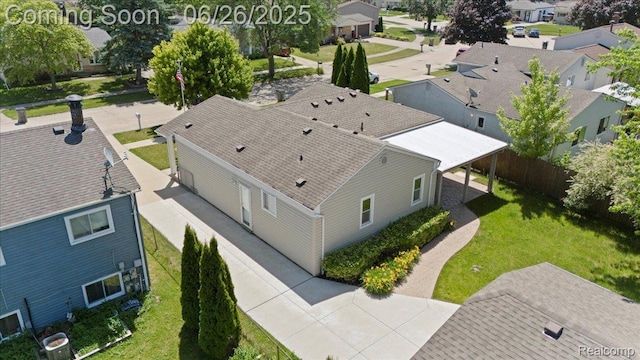 41615 Westmeath Cir, Clinton Township, MI 48038 - aerial perspective of suburban area