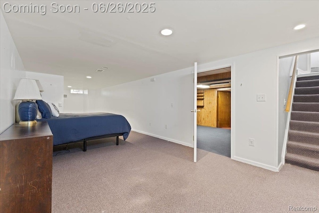 41615 Westmeath Cir, Clinton Township, MI 48038 - carpeted bedroom with baseboards and recessed lighting