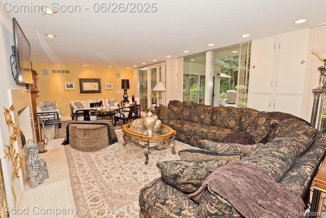 3788 Crestlake Dr, Bloomfield Hills, MI 48304 - living area featuring recessed lighting