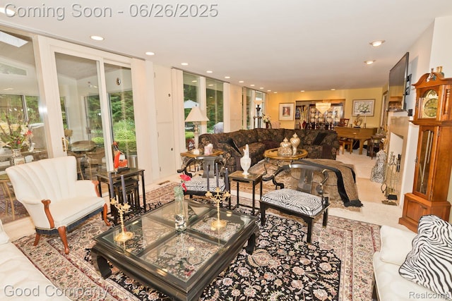 3788 Crestlake Dr, Bloomfield Hills, MI 48304 - living area featuring recessed lighting