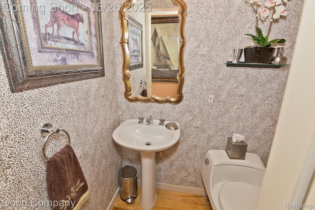 3788 Crestlake Dr, Bloomfield Hills, MI 48304 - half bathroom with toilet and a sink