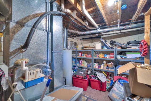 123 Carlysle Dr, Brooklyn, MI 49230 - unfinished below grade area featuring gas water heater