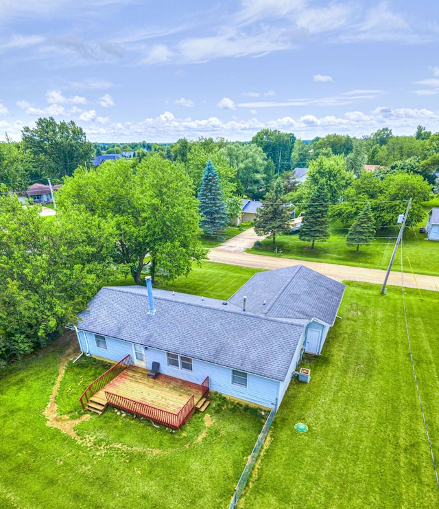 123 Carlysle Dr, Brooklyn, MI 49230 - aerial view of property and surrounding area