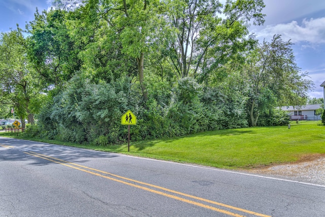 123 Carlysle Dr, Brooklyn, MI 49230 - view of asphalt street featuring traffic signs