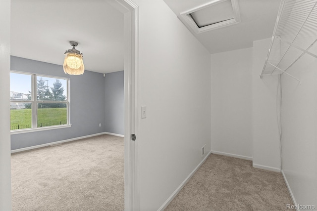 10913 Edlie Cir, Dearborn Heights, MI 48214 - spacious closet featuring carpet and attic access