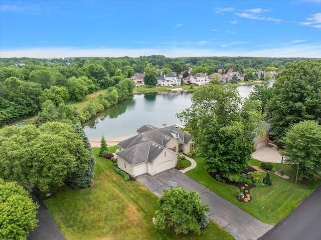 7870 Mooring Ct, Hudsonville, MI 49426 - aerial view of residential area with a large body of water