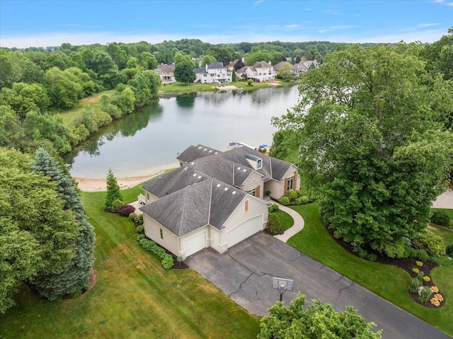 7870 Mooring Ct, Hudsonville, MI 49426 - aerial view of residential area featuring a nearby body of water