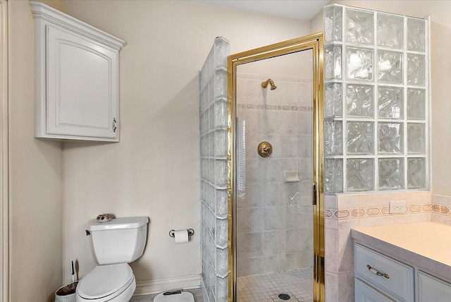 7870 Mooring Ct, Hudsonville, MI 49426 - full bathroom with a stall shower, vanity, and tile patterned floors
