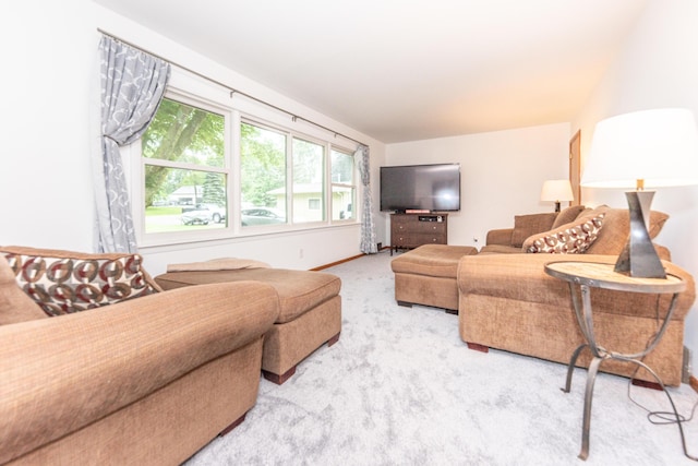 1169 Wilbur, Pinckney, MI 48169 - living room with carpet flooring and baseboards