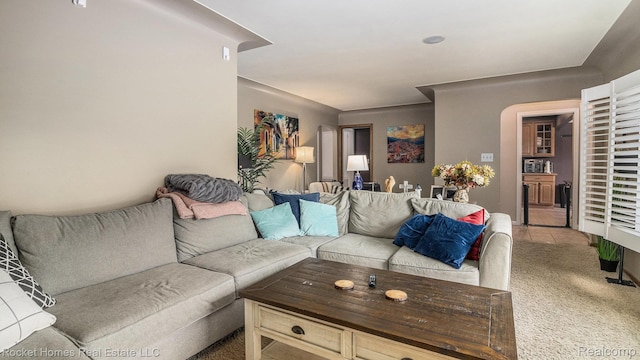 22011 Englehardt St, Saint Clair Shores, MI 48080 - view of carpeted living area