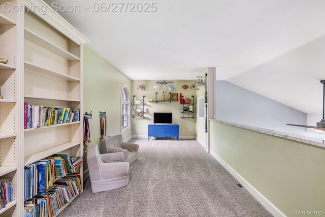 5408 N Seymour Rd, Flushing, MI 48433 - living area with carpet floors and baseboards