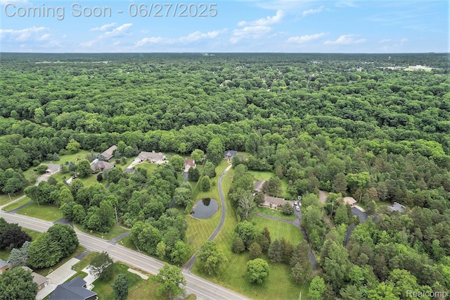 5408 N Seymour Rd, Flushing, MI 48433 - bird's eye view of a heavily wooded area