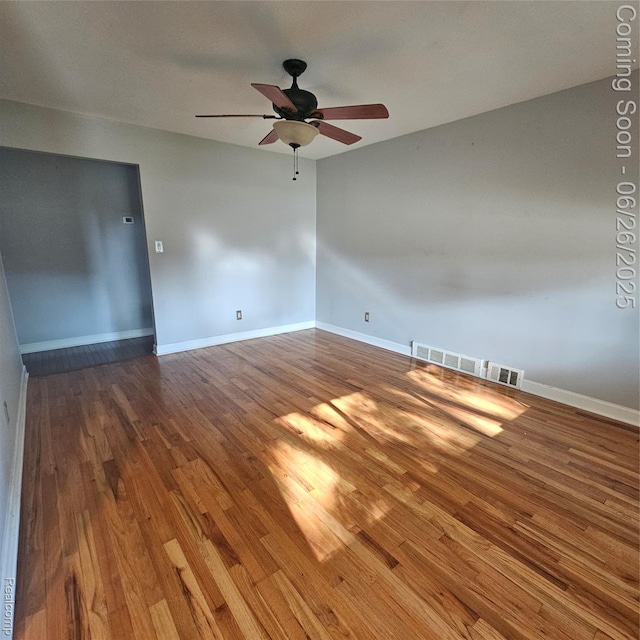 30146 Boewe Dr, Warren, MI 48092 - spare room with wood finished floors and a ceiling fan