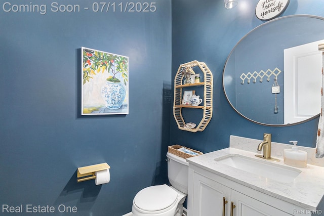 59141 Peters Barn Dr, South Lyon, MI 48178 - bathroom featuring toilet and vanity
