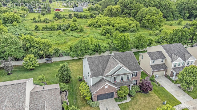 59141 Peters Barn Dr, South Lyon, MI 48178 - aerial view