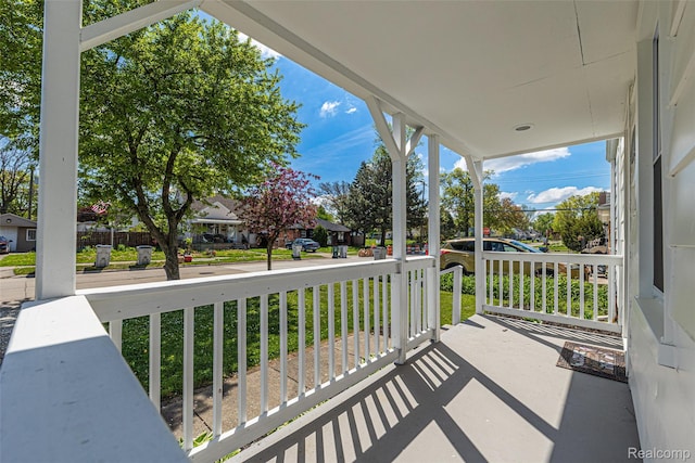23723 Vassar Ave, Hazel Park, MI 48030 - covered porch featuring a residential view