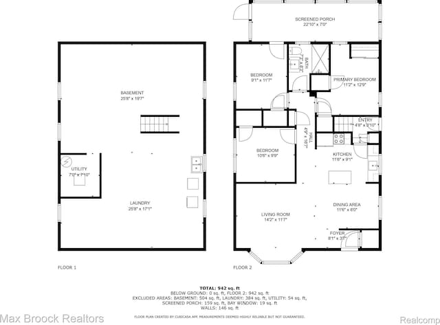 1122 Symes Ct, Royal Oak, MI 48067 - view of floor plan / room layout