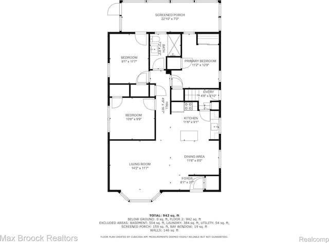 1122 Symes Ct, Royal Oak, MI 48067 - view of property floor plan