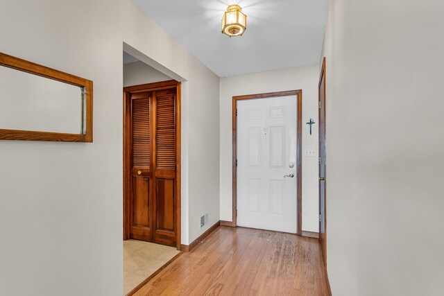 38 Evans Trl, Tipton, MI 49287 - entrance foyer featuring light wood-style floors and baseboards
