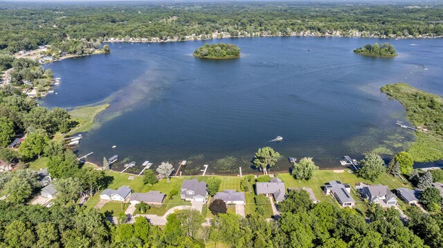 38 Evans Trl, Tipton, MI 49287 - aerial view of property's location featuring a nearby body of water and nearby suburban area